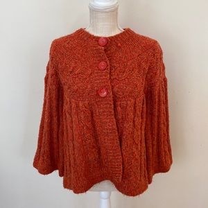 Orange cardigan
